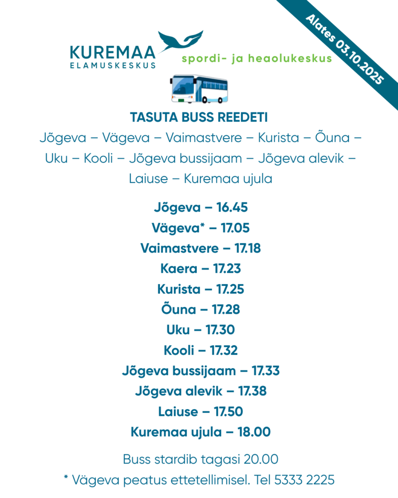 Kuremaa ujula tasuta buss3